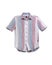 Short sleeve shirt striped  on white