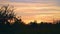 A short time-lapse of clouds floating across the sky at sunset Jurmala, Latvia