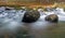 Short Water Drop Over Rocks On The Boyne River