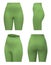 Short Yoga pants. Isolated. Gym short pants for woman