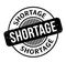 Shortage rubber stamp