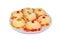 Shortbread cookies with candied fruit