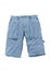 shorts cargo style blue isolated on white background