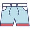 Shorts pant  vector icon  Which Can Easily Modify Or Edit