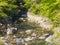 Shosenkyo Gorge in fresh green in Kofu, Yamanashi, Japan