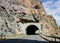 Shoshone Canyon Tunnel at the Buffallo Bill Dam is Wyoming`s longest tunnel