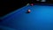 The Shot against the designated ball of billiard in a game of billiards