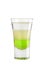 Shot. Alcoholic drink on a white background