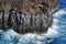 Shot of big vulcanic basalt rock on El Hierro, Canary islands