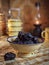 Shot of a bowl containing a selection of dried dates