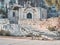 Shot of the Cava Santa main building, a religious ancient building.