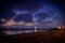 Shot of  the lagoon of Stagnone, Marsala, Sicily