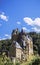 shot of a medieval castle in Germany on a fine sunny day under a blue sky with clouds