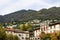 Shot of the mountain view behind Locarno, Canton Ticino, Switzerland