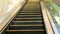 Shot of moving escalator in Dubai, United Arab Emirates