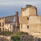 Shot of ruins of Belchite old town in Spain