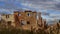Shot of ruins of Belchite old town in Spain