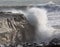 Shot of Santa Cruz flooding in Jan 2023. Pleasure point, Capitola Wharf, and Steamer Lane