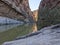 Shot of the Santa Elena Canyon at the Big Bend Ranch Terlingua.