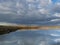 Shot of a stretch of water in the natural reserve of Vendicari, Italy