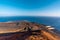 Shot of Teneguia volcano in the southern part of the island of La Palma, Canary Islands, Spain