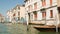 Shot of Venice Grand Canal in Italy from tourist boat