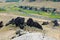 Shot of Village Suvo in Buryatia from the hill