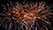 Shots and explosions of colorful fireworks in the night sky . A short video of colorful New Year\'s fire