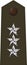 Shoulder army mark insignia of US LIEUTENANT GENERAL