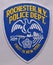 The shoulder patch of the Rochester Police Department in New York