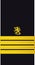 Shoulder sleeve pad military officer insignia of the Finland Navy KOMMODORI (CAPTAIN)