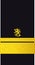 Shoulder sleeve pad military officer insignia of the Finland Navy KONTRA-AMIRAALI (REAR ADMIRAL)