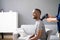 Shoulders Recovery Therapy Using Massage Gun