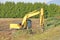 Shovel Clearing Agricultural Land