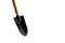 Shovel gardening on white background