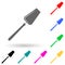 shovel multi color style icon. Simple glyph, flat vector of kitchen tools icons for ui and ux, website or mobile application