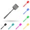 shovel multi color style icon. Simple glyph, flat vector of kitchen tools icons for ui and ux, website or mobile application