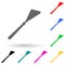 shovel multi color style icon. Simple glyph, flat vector of kitchen tools icons for ui and ux, website or mobile application