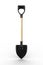 Shovel on white background. garden tool