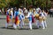 Show of Asiatic Folkloric group, Nice, France