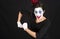 Show Clown Female Portrait Animated Pose