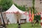 Show event Historical city festival with medieval objects