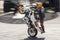 Show Motorbike Upright Stuntman