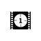 show movie count icon. Element of cinema icon. Premium quality graphic design icon. Signs and symbols collection icon for websites