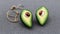 Show Off Your Love for Avocados with These Adorable Avocado Shaped Earrings for National A.AI Generated