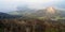 Showashunzan lava dome near the Uzu-san volcano on Lake Toya on the island of Hokaido, Japan