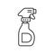 Shower Outline Vector Icon that can easily edit or modify.