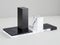Instead of showing 3D products One black and white square marble display stand