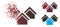 Shredded Pixel Halftone Real Estate Icon