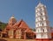 Shree Shanta Durga Temple with Deep Jyoti Stambh or Deepa Stambha, Goa, India